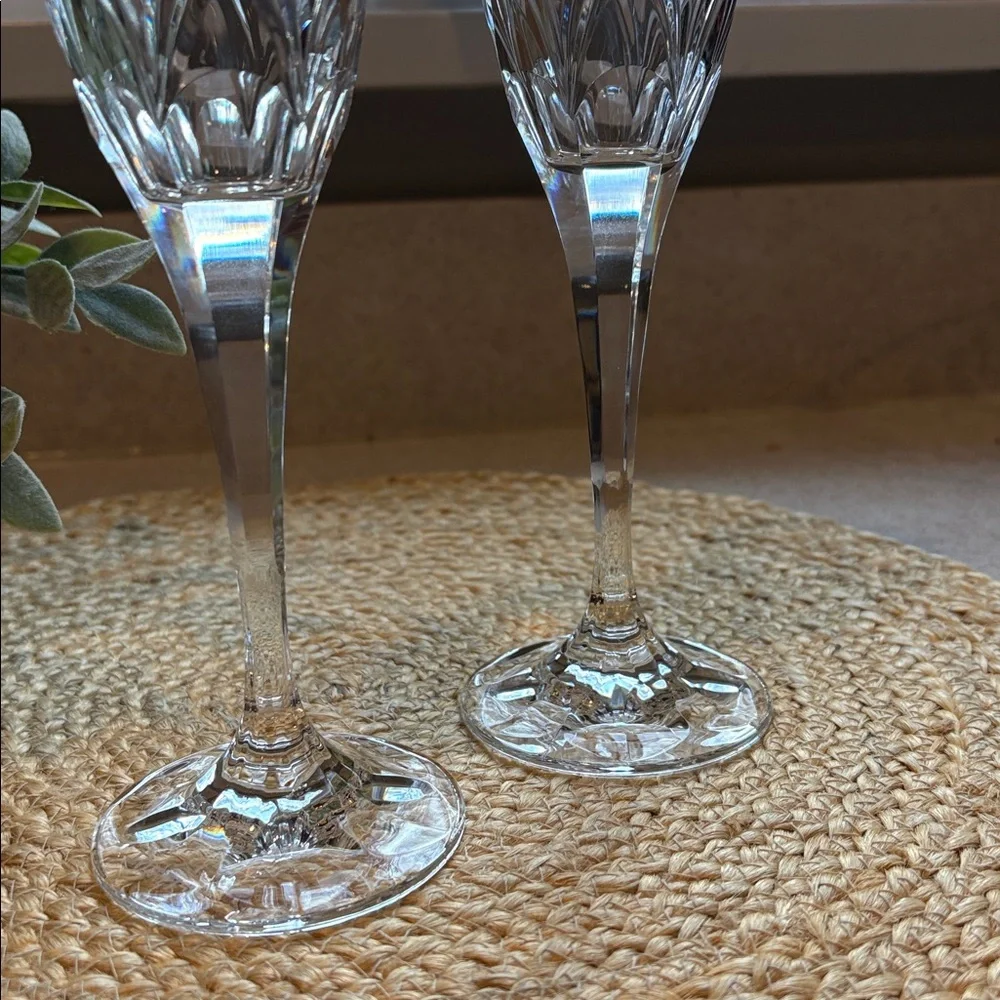 (2) Towle Fluted Champagne Glasses TOC4